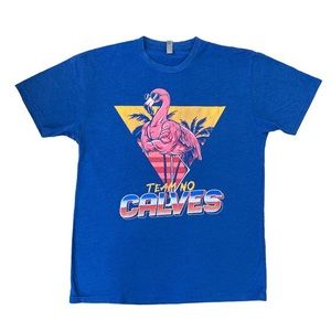 Raskol Apparel Gym Lifting Blue Graphic Short Sleeve TShirt